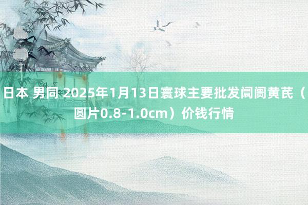 日本 男同 2025年1月13日寰球主要批发阛阓黄芪（圆片0.8-1.0cm）价钱行情